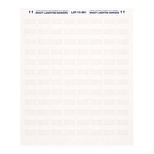 Étiquettes en polyester auto-laminantes Brady LaserTab pour l'identification des câbles et des équipements - Product Image 3