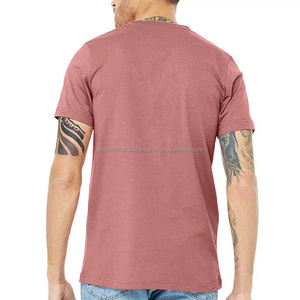 Camiseta Profesional de Cuello en V para Hombre, Transpirable, 100% Algodón, Diseño Simple de Alta Calidad, Talla Grande, Económica, con MOQ Bajo - Product Image 5
