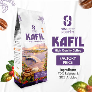 Venta al por mayor de bolsas de café de goteo individuales premium, mezcla Robusta y Arábica, tostado intenso, suministro directo de fábrica a granel. - Product Image 2