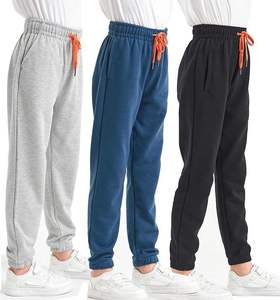 High Quality Men's Casual Streetwear Joggers Sweatpants 100% Cotton Drawstring Closure Summer Eco-Friendly Breathable Mid weight - Product Image 4