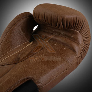 Gants de boxe d'entraînement au design moderne, en cuir de haute qualité, respirants, unisexes, avec fermeture auto-agrippante - Product Image 6