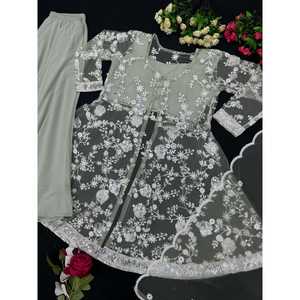 Conjuntos Elegantes para Fiesta para Mujer, Top y Pantalón con Dupatta - Product Image 3