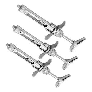 Jeringa Quirúrgica Dental de Aspiración Manual, Instrumento de Anestesia de Acero Inoxidable para Odontología, Profesional, Reutilizable, con Certificación CE - Product Image 6