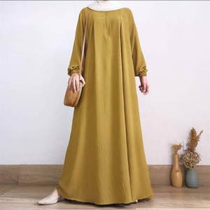 2026 High Quality Islam Fashion Women New Arrival High Quality Plus Size Long Sleeve <b>Islamic</b> Clothing Ladies Elegant Abaya - Product Image 5