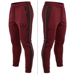 Pantalones Deportivos de Forro Polar para Hombre, Material Cálido y Suave, Interior Cepillado, Cintura Elástica con Cordón Ajustable, Puños Acanalados, Cómodos para el Invierno - Product Image 5