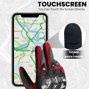 Guantes de Motocicleta Duraderos para Carretera, Ciudad y Uso Todoterreno - Product Image 4