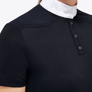 Camiseta de Equitación Elástica en 4 Direcciones de Alta Calidad, Capa Base para Competición, Camisa de Polo con Tela Técnica Suave al Tacto - Product Image 4