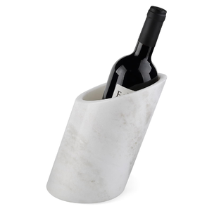 Seau à glace en pierre blanche, refroidisseurs modernes de luxe pour hôtel, restaurant, refroidisseur de vin décoratif - Product Image 3