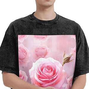เสื้อยืดผู้ชายทรงหลวมสไตล์สตรีทแวร์ ผลิตตามสั่ง ปรับแต่งได้ รับผลิตแบรนด์ส่วนตัว ผ้าฝ้าย 100% ระบายอากาศได้ดี คุณภาพสูง - Product Image 3