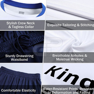 Ensemble de maillot et short de football pour hommes à séchage rapide, matériau léger, parfait pour les matchs et les entraînements - Product Image 4