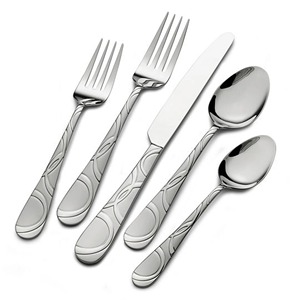 Ensemble de couverts modernes en acier inoxydable, finition miroir, fourchette, cuillère, couteau, style occidental, kit 4 pièces, occasion mariage - Product Image 5