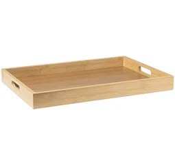 Plateau carré en bois personnalisé, assiette de table en bois, plateau en noyer et pin pour desserts, café et thé, plateau en bambou pas cher d'Inde - Product Image 6