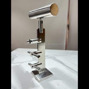 Barandilla de acero inoxidable Akos India personalizada 316, balaustre de paladio de 10 pulgadas, diseño moderno para aeropuerto, balcón, escalera, pasamanos - Product Image 3