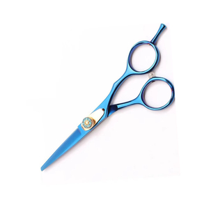 Nuevas Tijeras de Peluquería de Acero Inoxidable para Diestros, 6 Pulgadas, con Logotipo Personalizado, Punta Redonda, Mango Mediano, Venta al Por Mayor - Product Image 2