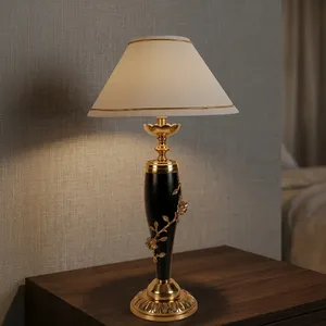 Modern Luxury Floor <b>Lamp</b> with White Fabric Shade Durable Lightweight <b>Portable</b> Standing <b>Lamp</b> for Home Office Hotel Decor - Product Image 3