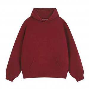 เสื้อฮู้ดดี้ผู้ชายพรีเมียม ผ้าฝ้าย 100% เนื้อหนา แบบเฟรนช์เทอร์รี่ ทรงโอเวอร์ไซส์ สกรีนโลโก้ได้ สไตล์สตรีทแวร์ เสื้อฮู้ดดี้เรียบง่ายสำหรับผู้ชาย - Product Image 2