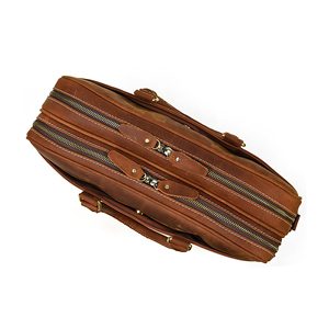 Porte-documents en cuir pleine fleur pour homme, sacoche professionnelle pour ordinateur portable, sac de voyage personnalisé, sac messager pour le travail - Product Image 3