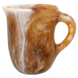 Tasse en résine artisanale haut de gamme, finition brillante, durable, pour café et thé, boissons chaudes et froides, usage domestique et cuisine - Product Image 1
