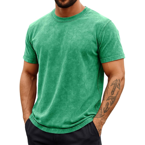 Camiseta Gráfica con Lavado Ácido, Impresión Puff Personalizada, Algodón de Alta Densidad, Estilo Urbano Oversize, Proveedor de Ropa Urbana - Product Image 1