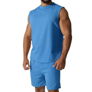 Nouveau en demande 2025 hommes été 2 pièces survêtement ensemble court unisexe survêtement imprimé à manches courtes été Shorts t-shirt ensemble hommes - Product Image 1