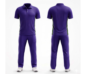 Lightweight Full Sublimation <b>Cricket</b> Uniform Full Printing | Men Women Youth <b>Cricket</b> Wears Polo Shirt and Trouser Full team - Product Image 6