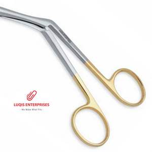 Tijeras Nasales Knight de Carburo de Tungsteno, Instrumento Quirúrgico Angulado con Hoja Dentada, Herramienta de Precisión de Acero Inoxidable para ORL y Rinoplastia - Product Image 3