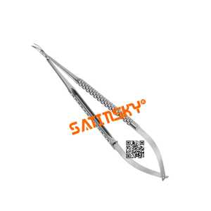 Pinces à tissus pour microchirurgie TC étroites 14,5 cm en acier inoxydable, manuelles, certifiées CE, instruments de classe III, modèle Satinsky - Product Image 6