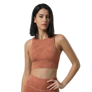 Conjunto de Sujetador deportivo de verano para mujer, Top corto de Yoga frontal sin costuras y equipo de entrenamiento de compresión para gimnasio y Fitness - Product Image 3