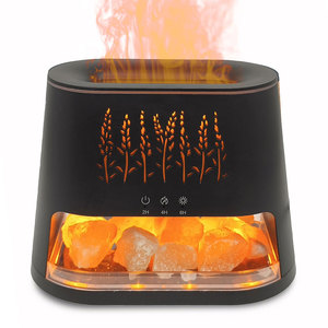 Difusor de Aroma de Sal del Himalaya, Tallado en Piedra Natural, Diseño Moderno, Alta Calidad, Vapor Suave, Decoración para el Hogar, Superventas - Product Image 1