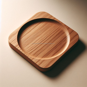 Thủ công Di Sản Acacia gỗ đế lót ly vuông hình tròn Hội Đồng Quản trị từ chữ ký Bộ sưu tập cho cắt khối - Product Image 2