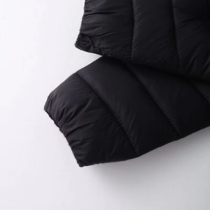 Blouson Bomber Homme RNSHANGER en Coton Rembourré Chaud d'Automne, Coupe-Vent Décontracté Sportif à Col Montant avec Fermeture Éclair et Poches Avant à Logo - Product Image 5