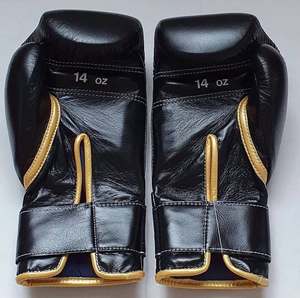 Guantes de Boxeo Profesionales con Logotipo Personalizado, de Cuero, para Entrenamiento, Sparring, MMA, Kickboxing, Muay Thai, Impermeables, con Cierre de Gancho y Bucle, al por Mayor - Product Image 2