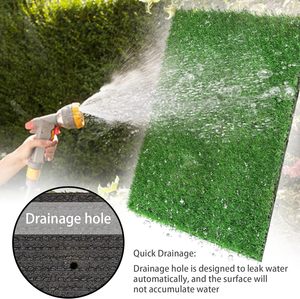 Tapete de Césped Artificial Duradero TH-PAG-491 para Perros con Aspecto Natural, Proporciona un Área Segura e Higiénica para el Baño o Juego de las Mascotas - Product Image 3