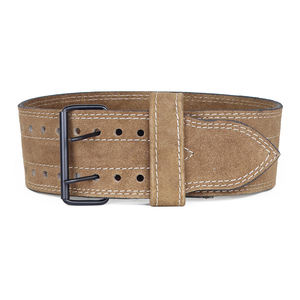 Cinturón de Levantamiento de Pesas con Hebilla de Doble Punta de 6 mm, para Gimnasio, Sentadillas, Peso Muerto, Protección de Cintura, Cuero Vacuno Antideslizante, Venta al por Mayor - Product Image 4