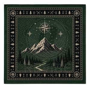 Bandana en toile de coton respirante - Haute qualité, personnalisable, unisexe, écologique, séchage rapide, pour le vélo, la randonnée, l'usage quotidien, etc. - Product Image 2