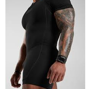 Custom logo Wholesale Breathable Slim Fit Quick Dry Fitness Men's Women <b>Running</b> Sports Sweat Shirt Washed Plain Summer - Product Image 5