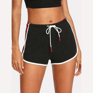 Short de gym unisexe pour femmes Logo personnalisé taille moyenne respirant en polaire coupe-vent à séchage rapide pour l'entraînement - Product Image 2