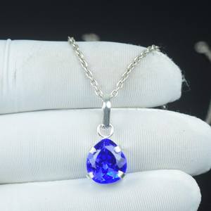 Colgante de Tanzanita Natural en Forma de Lágrima, Plata de Ley 925, Colgante Boho Hecho a Mano, Joyería de Piedras Preciosas, Regalo - Product Image 6