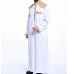 Túnicas Islámicas Personalizadas de Algodón para Hombre, Jubbah, Diseño Saudí, Túnica Larga, Ropa Musulmana para Hombre, Venta al Por Mayor OEM - Product Image 4