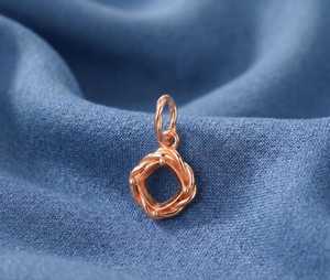 Pendentif clou en argent sterling 925, serti d'une pierre semi-montée de 10 mm, à facettes coussin, pré-découpé, pour la création de bijoux DIY - Product Image 4