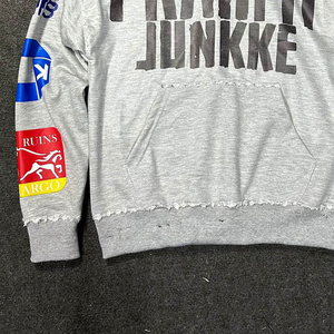 เสื้อฮู้ดดี้ผู้ชายขายดี ทรงหลวม ผ้าคอตตอนผสม ลายพิมพ์ DTF สำหรับสตรีทแวร์ จำนวนมาก - Product Image 3