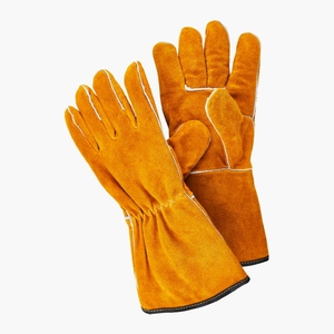 Guantes de Seguridad de Cuero Vacuno Retardantes de Llama de Larga Duración, Protección Industrial para Manos y Brazos para Trabajadores de la Construcción - Product Image 5