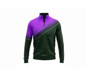 Team Uniform Quarter Zip <b>Pullover</b> <b>Jacket</b> Manufacturer <b>Men</b> Women Youth Sportswear Quick Dry Team <b>Pullover</b> - Product Image 2
