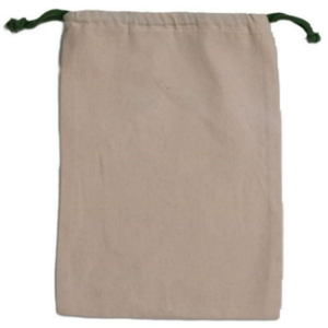 Bolsa de Regalo Mediana de Algodón Orgánico 100% Ecológico, Hecha a Medida, de Alta Calidad, con Cierre de Cordón, para Uso Promocional - Product Image 3