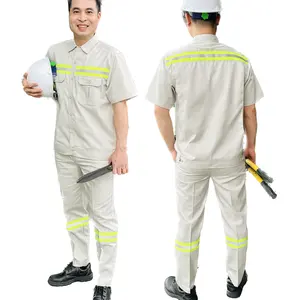 Pakaian kerja uniseks kualitas tinggi jaket lengan panjang, seragam kerja untuk Pria & Wanita dari Saomai fmf-odm layanan OEM