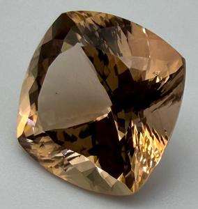 Pierre précieuse naturelle Morganite, taille coussin 16x16 mm, couleur pêche, pierre en vrac authentique pour la fabrication de bijoux - Product Image 3