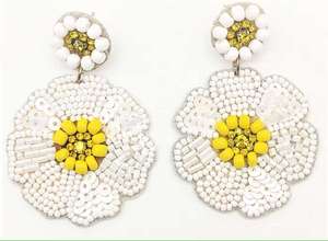 Nouvelles boucles d'oreilles vintage en perles de noix de coco pour femme, design tendance en forme de fruit, bijoux élégants, accessoire cadeau d'Inde pour femme - Product Image 6