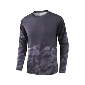 Jersey de Motocross Premium para Hombre, Spandex/Poliéster, Ligero, Transpirable, Cortavientos, de Secado Rápido, Manga Larga, Camiseta para Motociclismo - Product Image 2