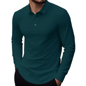 Polo de Alta Calidad para Hombre, Diseño Personalizado, Estilo Urbano con Cremallera y Bolsillo, con Logotipo Personalizado - Product Image 1