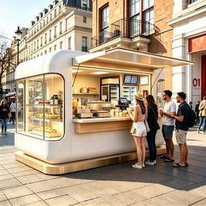 Chariot mobile sur mesure avec friteuse à mini-corn-dogs et sauce au miel et au <span class=keywords><strong>moutarde</strong></span> pour parcs d'attractions - Product Image 1